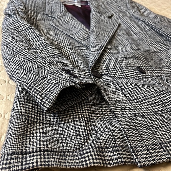 Breckenridge Vintage Oversized
Checked Blazer doble breast‎  plaids Wool … - Picture 6 of 13
